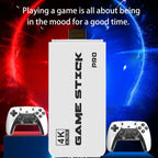 M15 4K Retro Game Stick – 50,000+ Games, Dual Wireless Controllers, HDMI Plug & Play