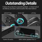 Smart Pro Handheld Game Console – 4.95" IPS Screen, Retro Gaming System with Joystick & RGB Lighting