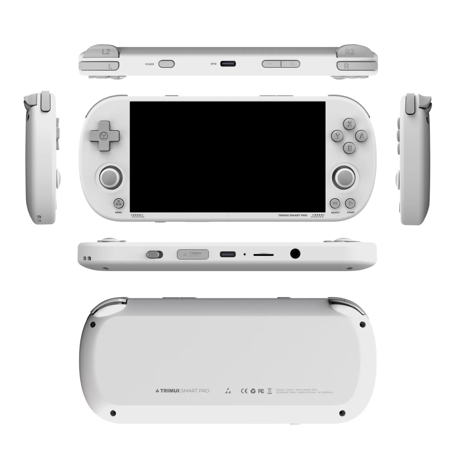 Smart Pro Handheld Game Console – 4.95" IPS Screen, Retro Gaming System with Joystick & RGB Lighting