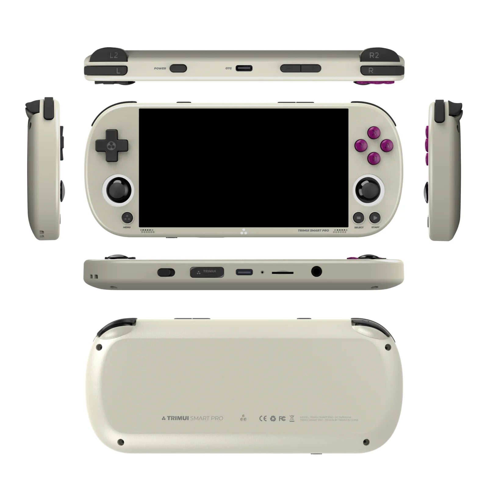 Smart Pro Handheld Game Console – 4.95" IPS Screen, Retro Gaming System with Joystick & RGB Lighting